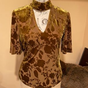 1. STATE Burn Out Velvet top small